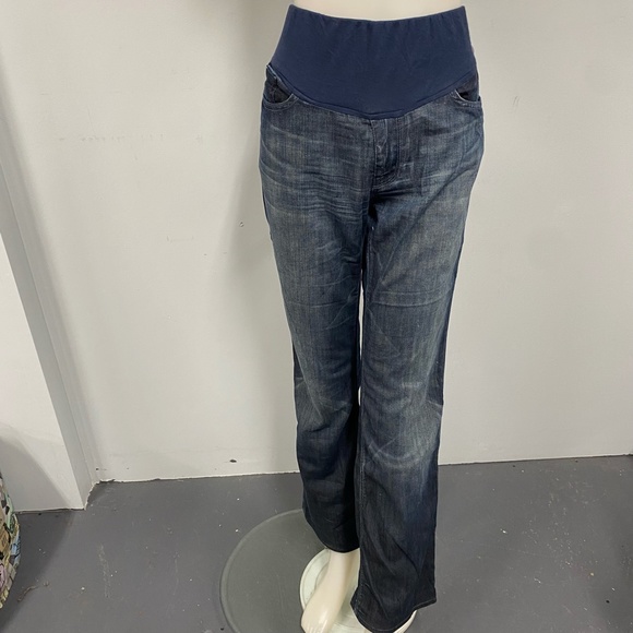 7 For All Mankind Maternity Jeans A Pea in the Pod - Picture 2 of 7